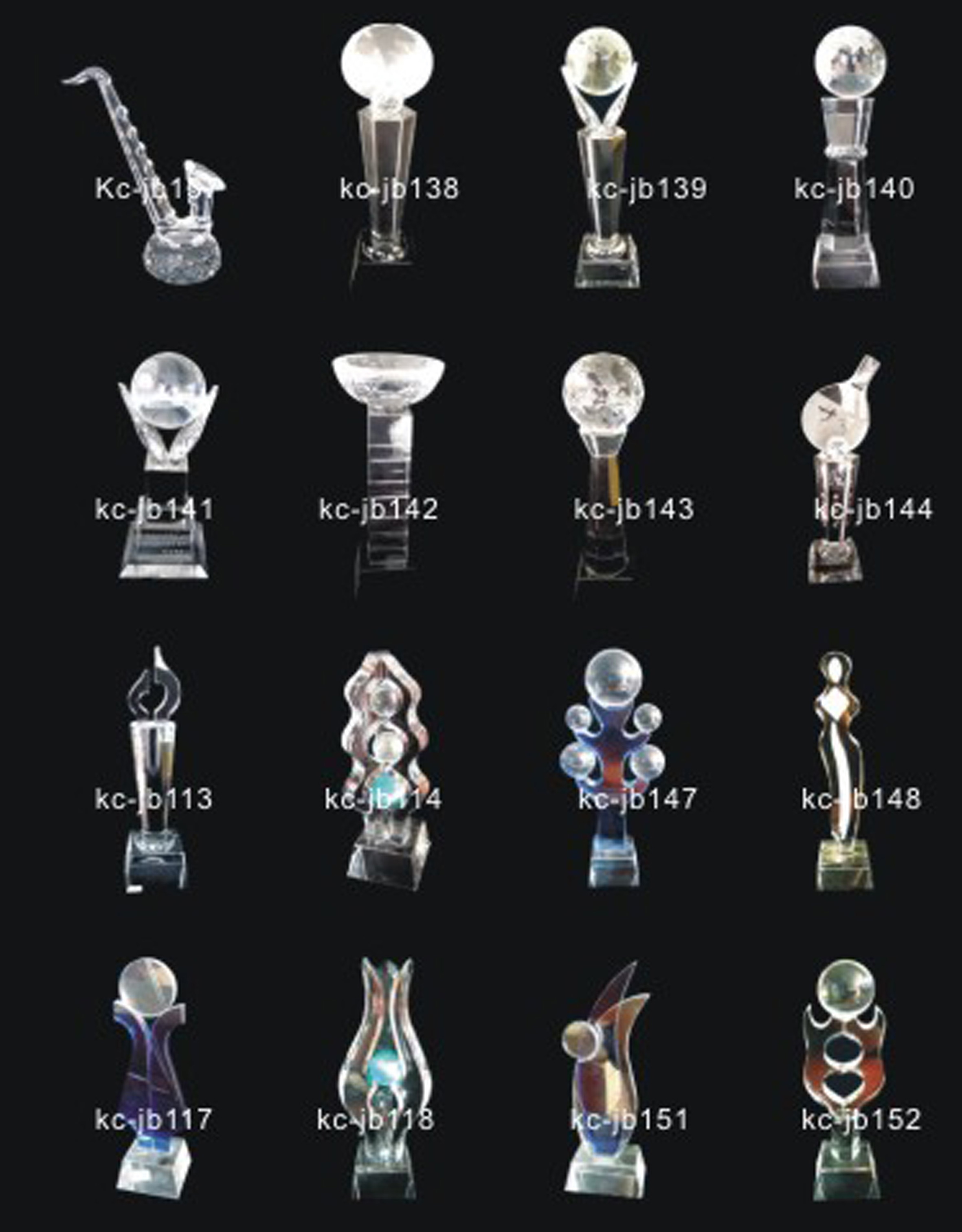 crystal trophy jh 03